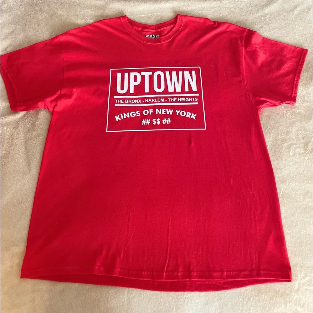 Kings of New York Red Graphic T-Shirt - Size 2XL - Picture 6 of 9